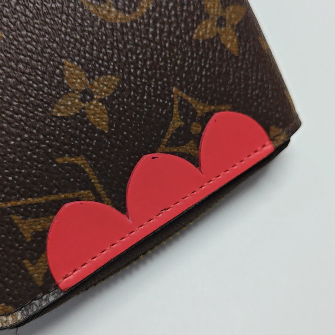 ZIPPY Monogram Coated Canvas Brown Wallet