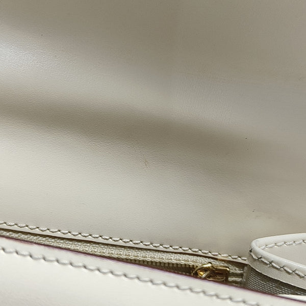 Calfskin Shoulder Bag Beige
