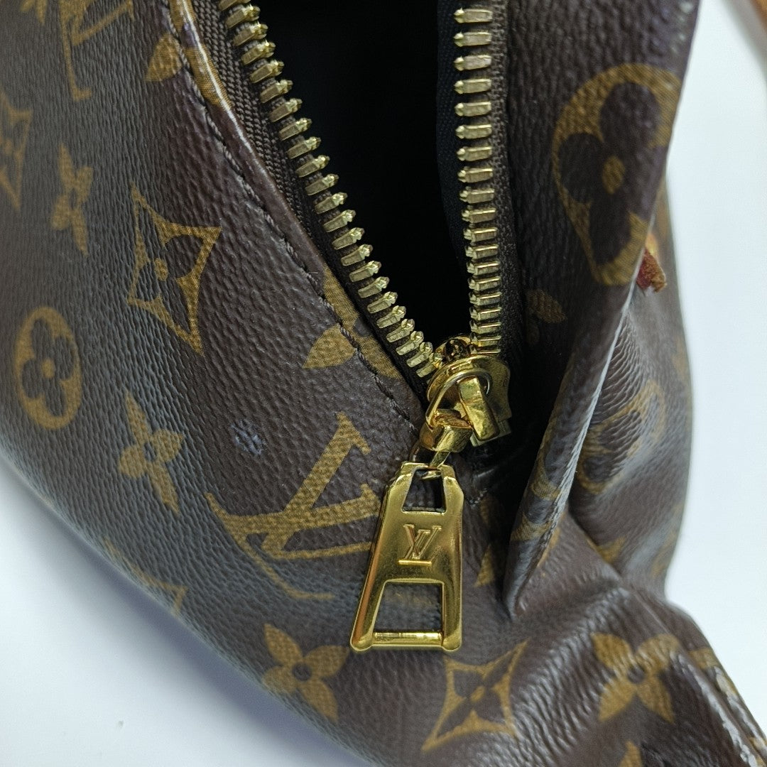BUMBAG Monogram Coated Canvas Brown