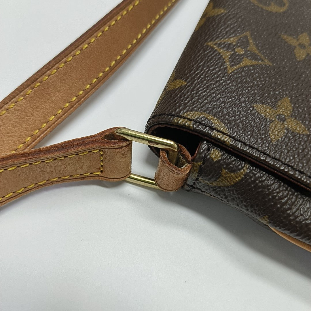 MUSETTE TANGO Monogram Coated Canvas Brown