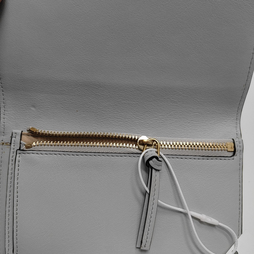 Alphabet Calfskin Green Wallet