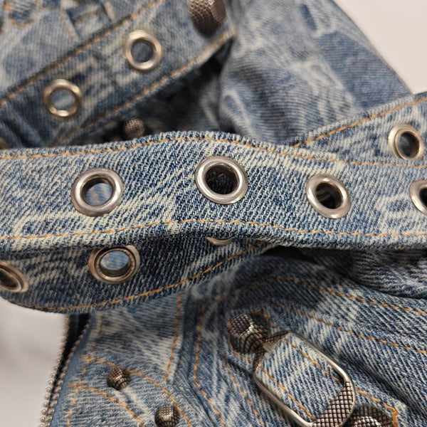 Le Cagole Small Denim Blue