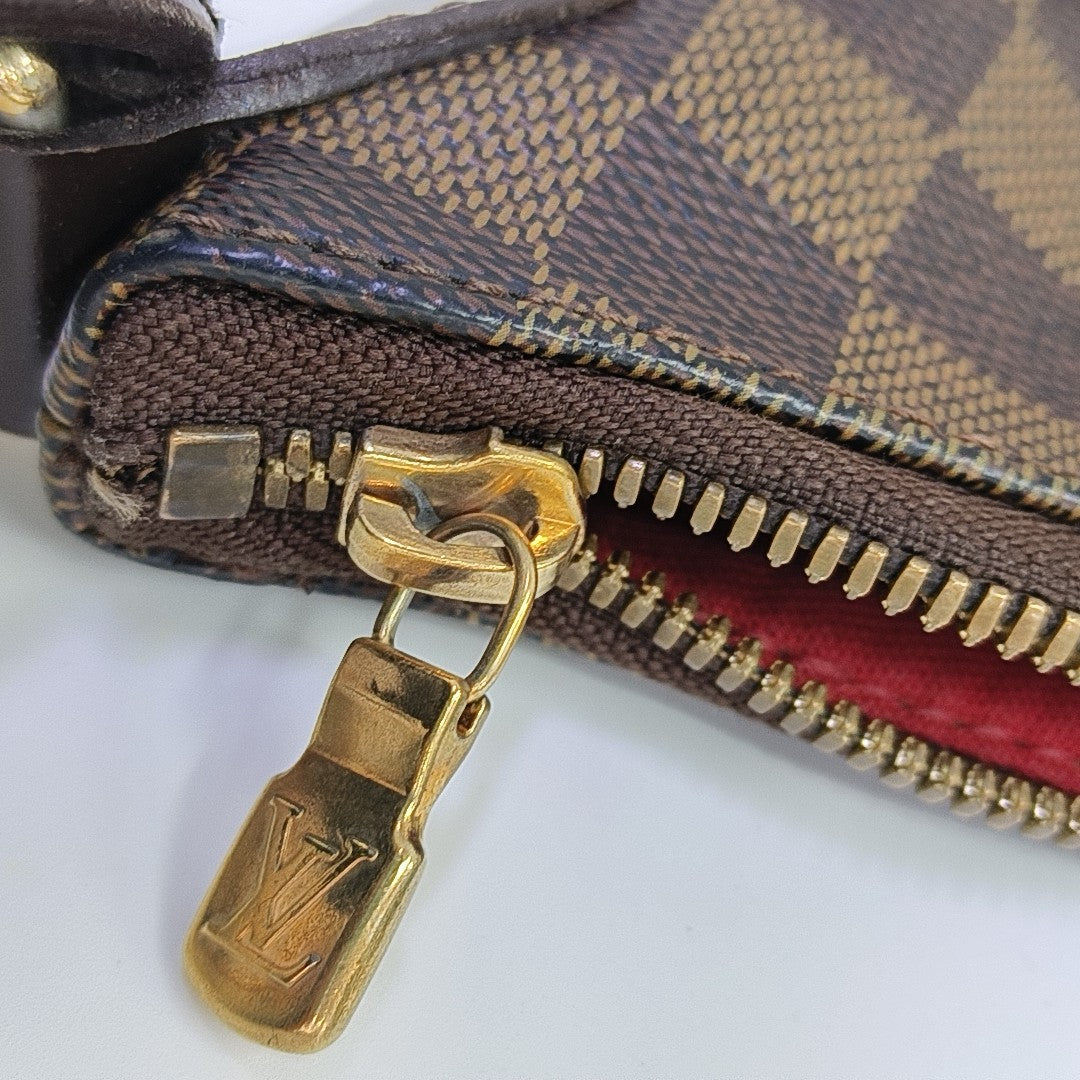 BLOOMSBURY PM Damier Ebene Coated Canvas Brown