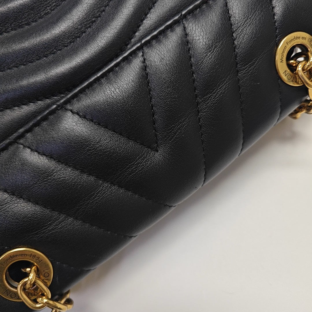 NEW WAVE PM Quilted Calfskin Black