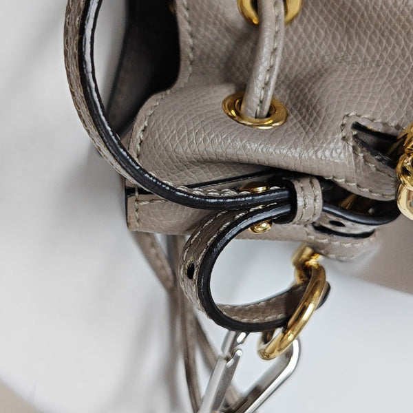 Mon Tresor Mini Calfskin Gray