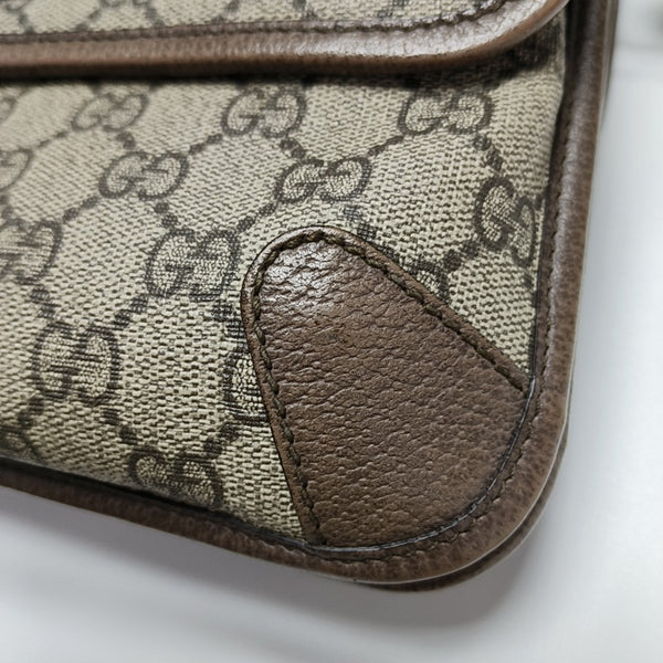 Neo Vintage Small Monogram Coated Canvas Beige