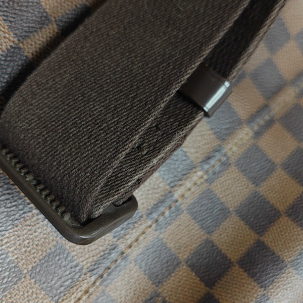 SHELTON MM Damier Ebene Coated Canvas Brown