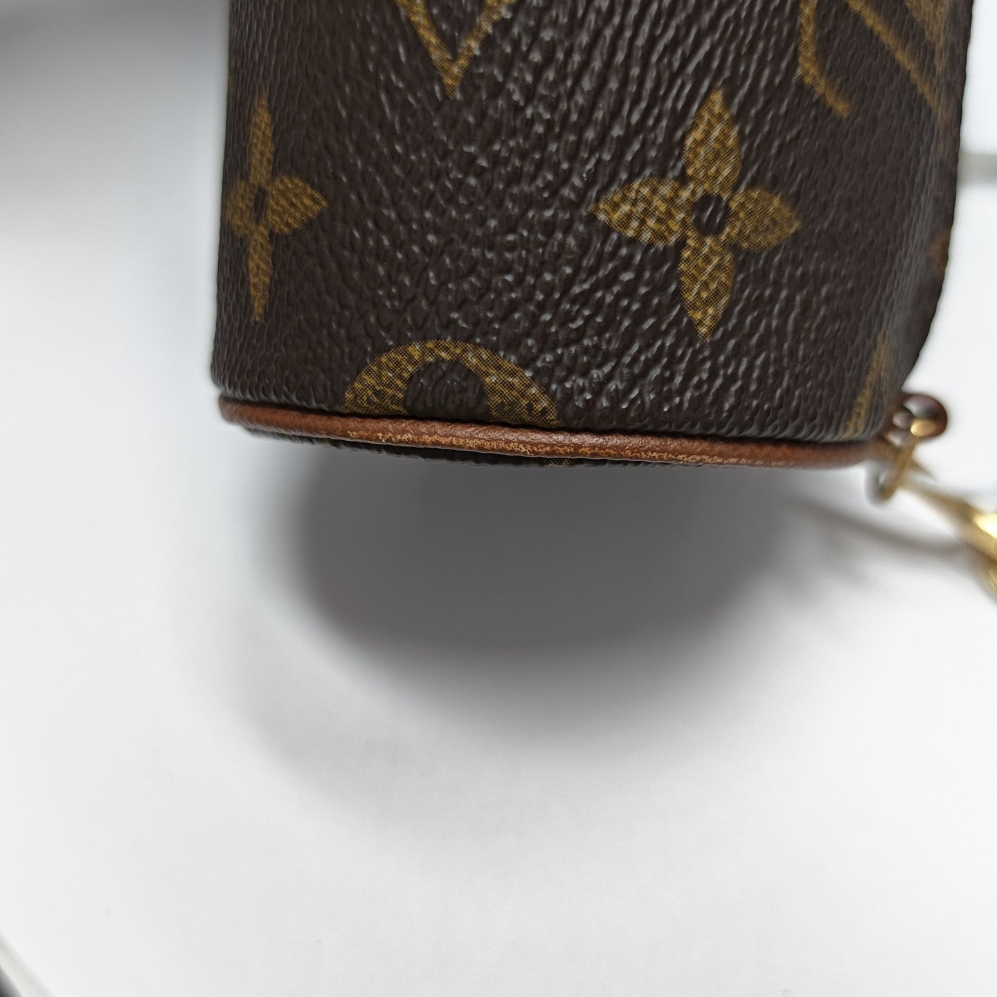 PAPILLON Mini Monogram Coated Canvas Brown