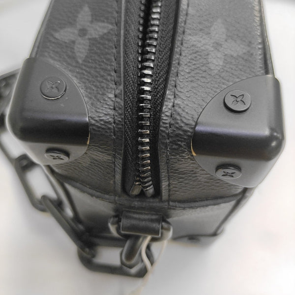 SOFT TRUNK Mini Monogram Coated Canvas Black