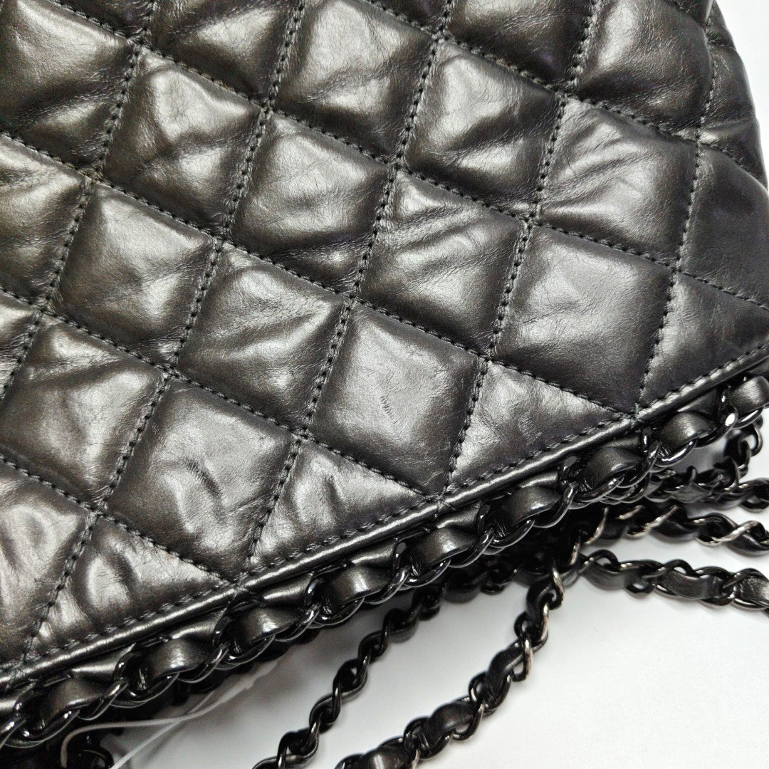 Quilted Calfskin Gray