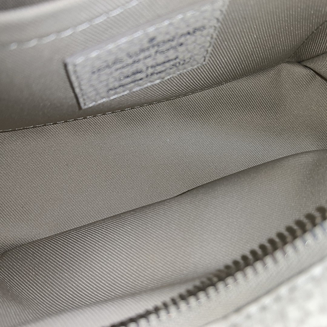 SOFT TRUNK Mini Monogram Calfskin Silver