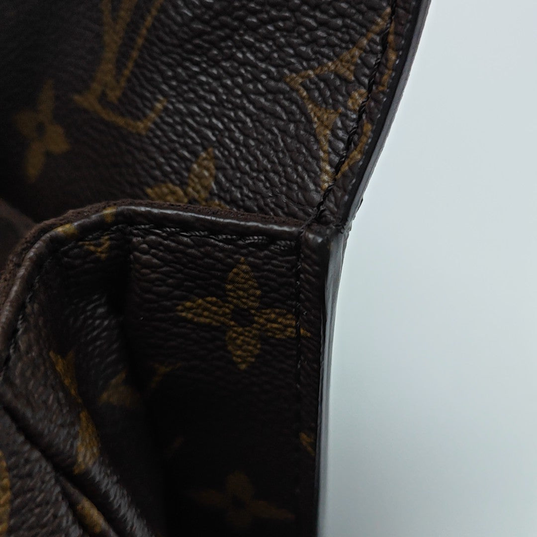 MÉTIS MM Monogram Coated Canvas Brown