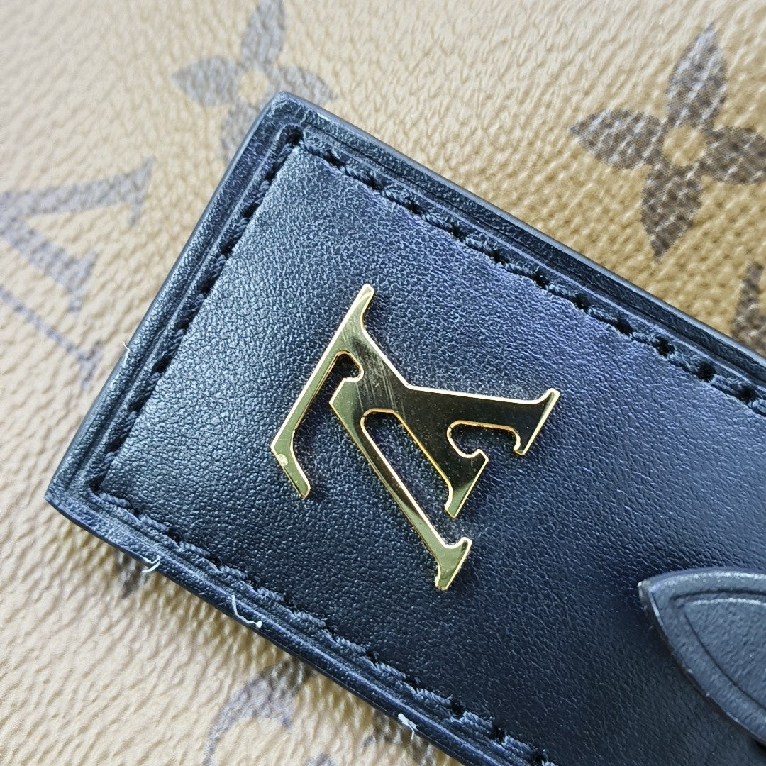 ATLANTIS PM Monogram Coated Canvas Brown