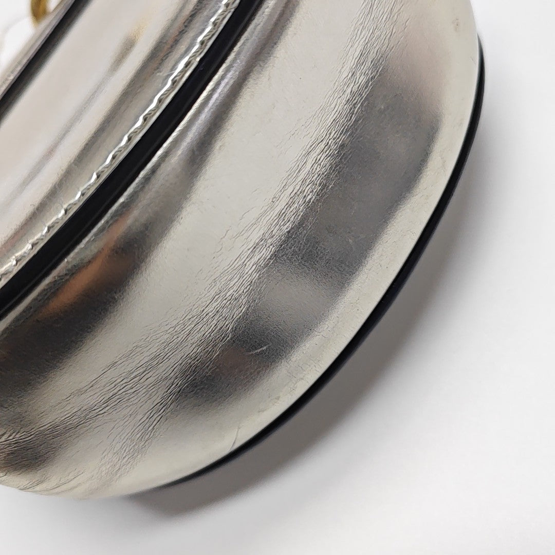 Drew Nano Calfskin Silver
