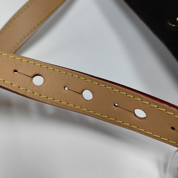 ALL IN BB Monogram Coated Canvas Brown
