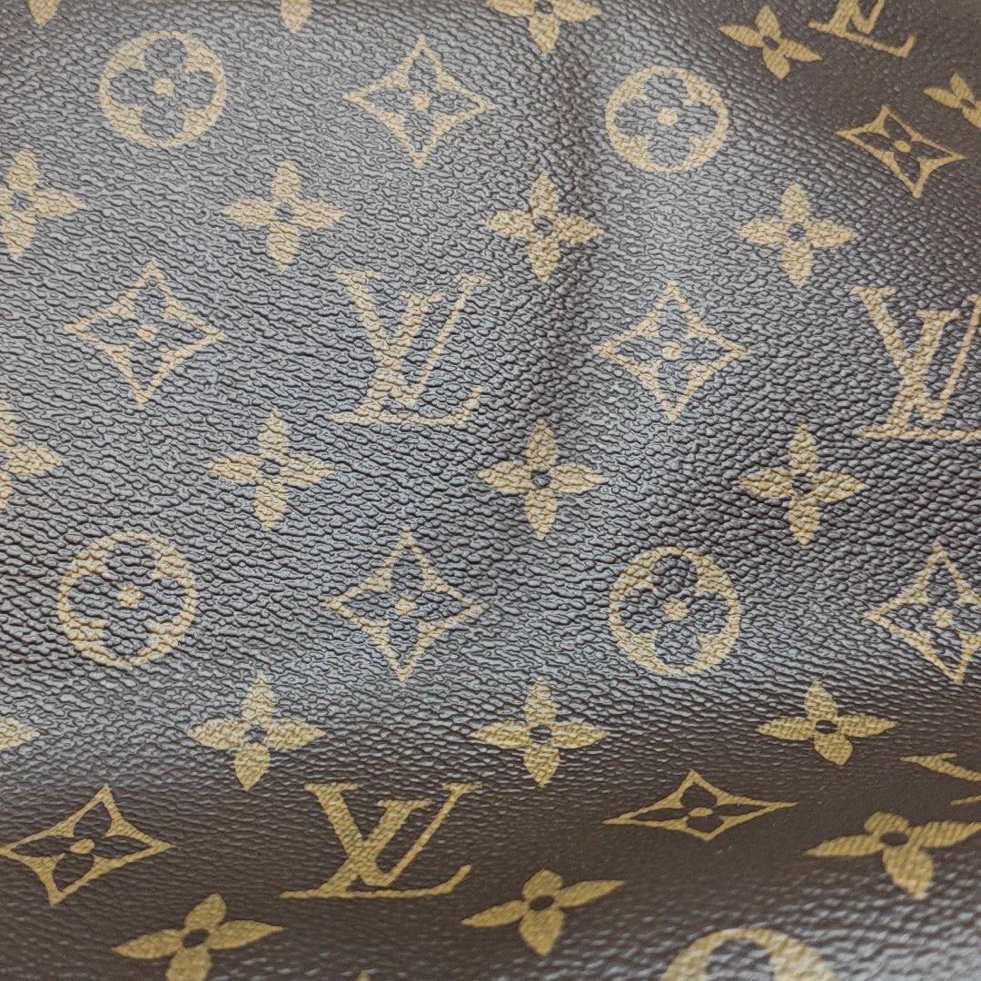 PALLAS MM Monogram Coated Canvas Brown