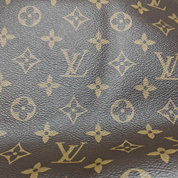 PALLAS MM Monogram Coated Canvas Brown