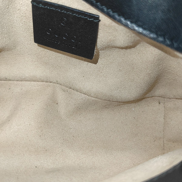 GG Marmont Mini Quilted Calfskin Black