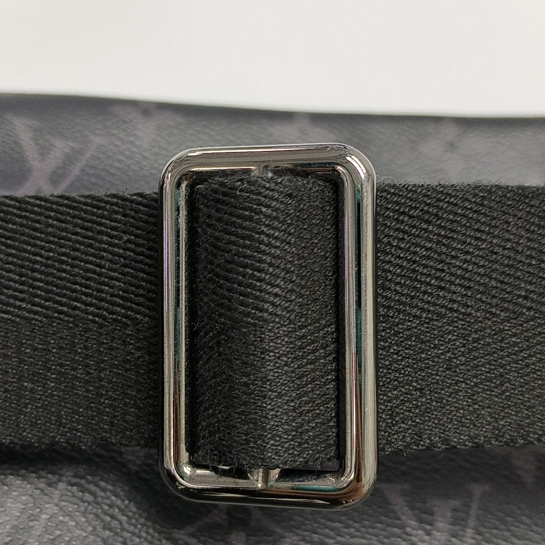 DISTRICT PM Monogram Coated Canvas Gray