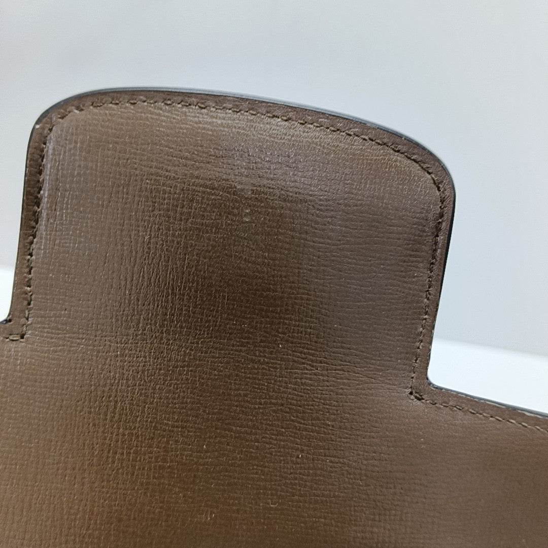 Horsebit 1955 Medium Monogram Coated Canvas Beige