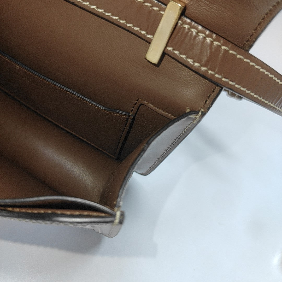 TB Mini Canvas Beige