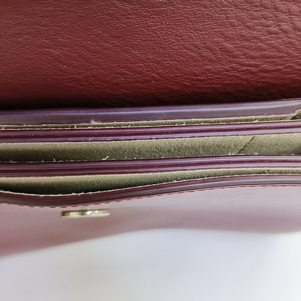 Faye Small Calfskin Red