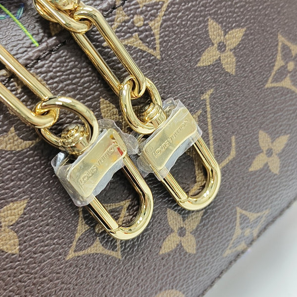 SPEEDY 20 Monogram Coated Canvas Brown