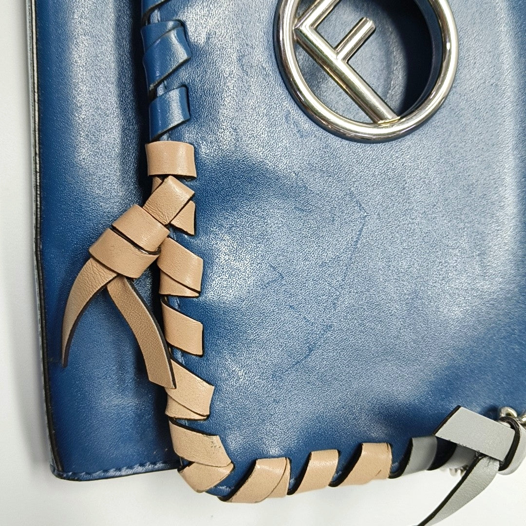 Authenticated pre-owned  Kan I F Calfskin Blue - Shoulder Bag at Looply