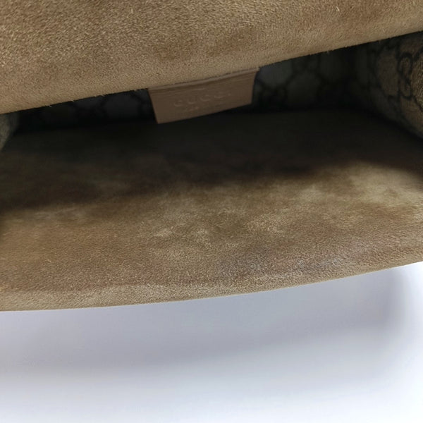 Dionysus Mini Monogram Coated Canvas Beige
