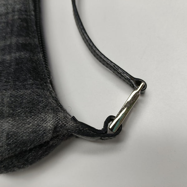 Fabric Top Handle Bag Black