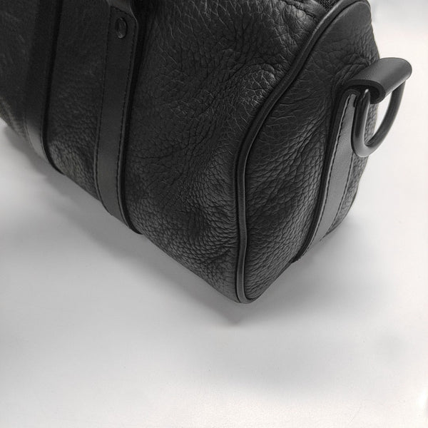 KEEPALL 25 Monogram Calfskin Black
