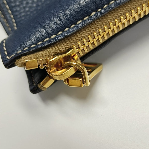Calfskin Tote Bag Blue