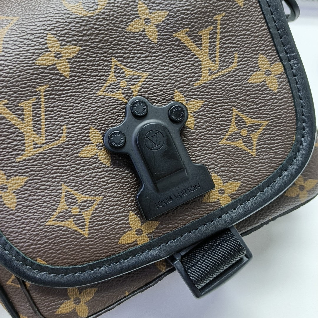 QUEST Monogram Coated Canvas Brown