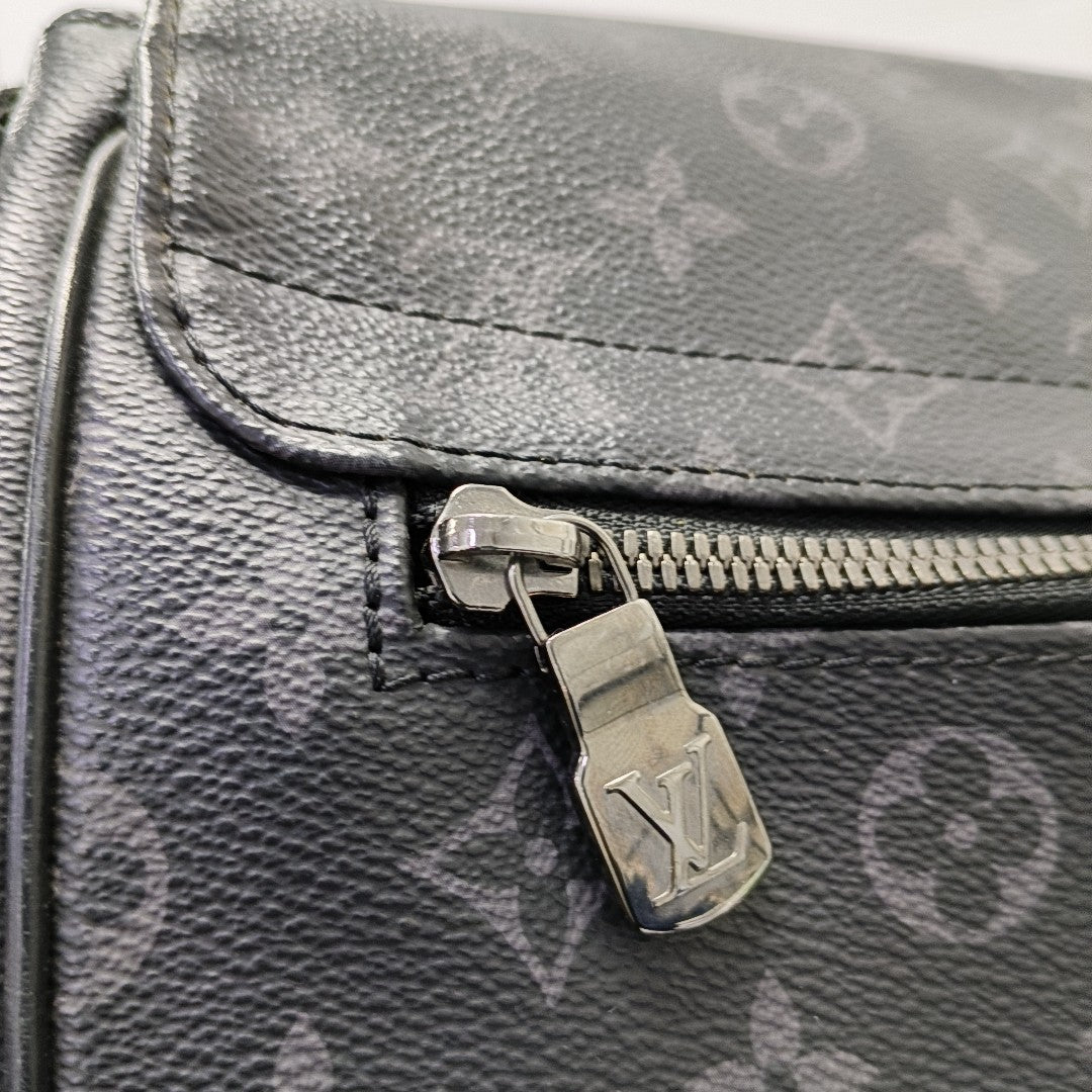 DISTRICT MM Damier Graphite Coated Canvas Black