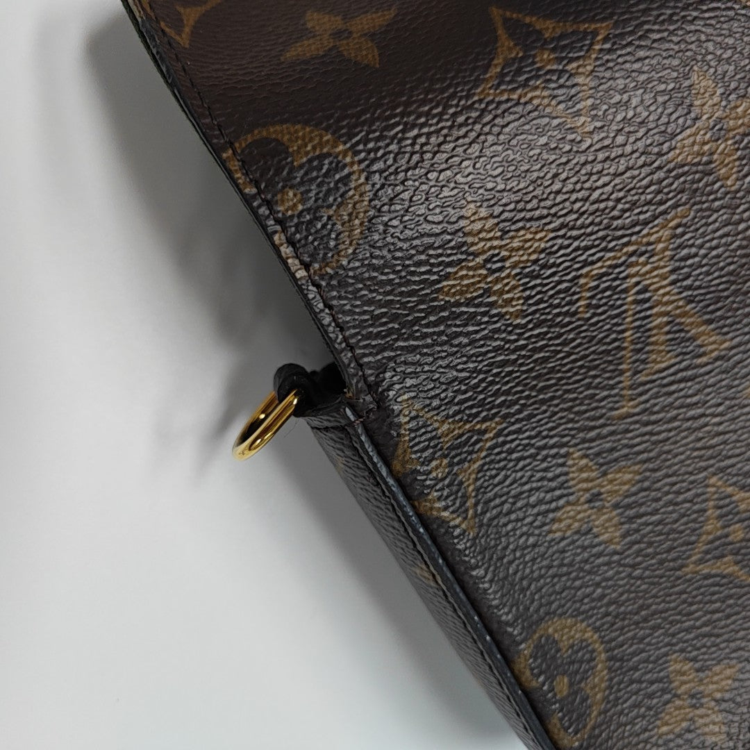 FÉLICIE Monogram Coated Canvas Brown