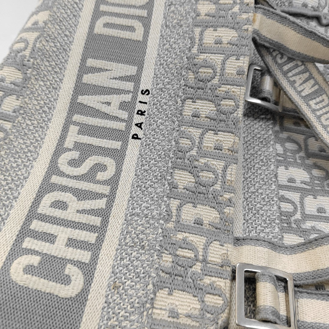 Diorcamp Large Oblique Canvas Gray