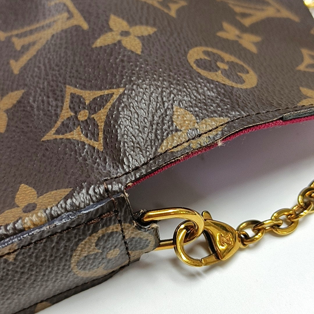 FÉLICIE Monogram Coated Canvas Brown