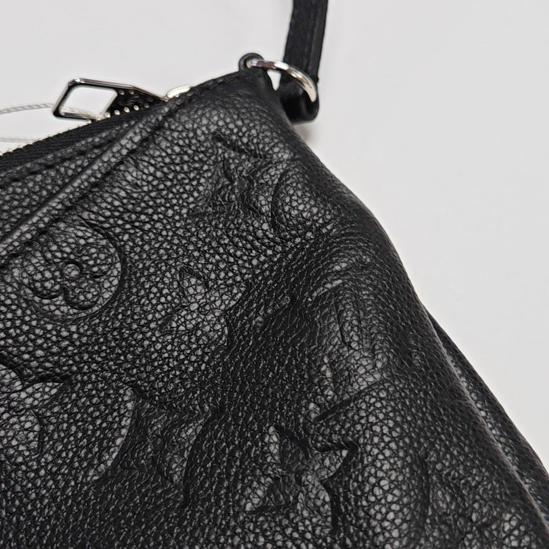 Pochette Pallas BB Monogram Calfskin Black