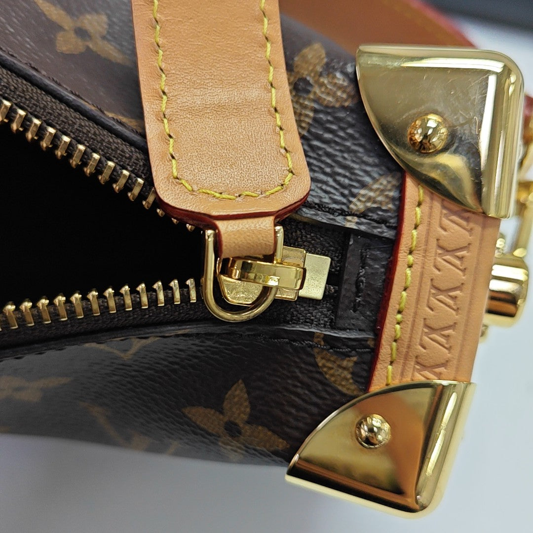 SIDE TRUNK PM Monogram Coated Canvas Brown