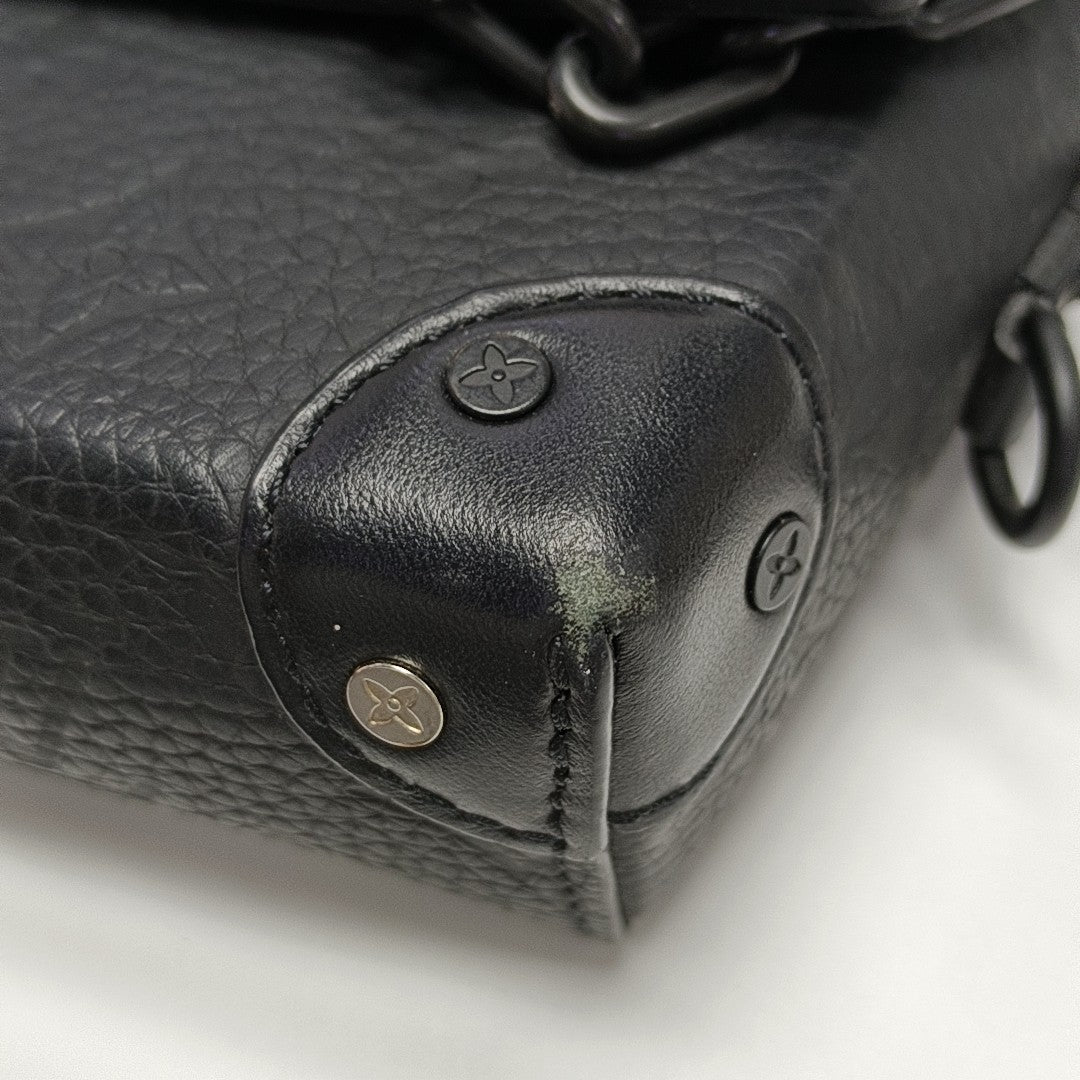 SOFT TRUNK Mini Monogram Calfskin Black