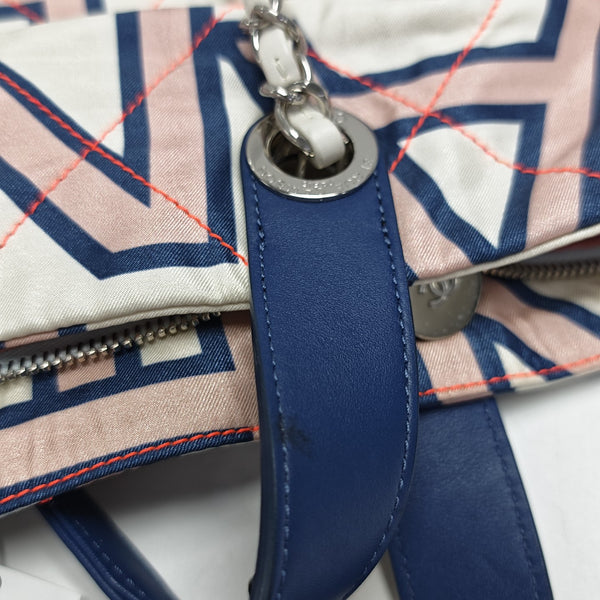 Fabric Shoulder Bag White