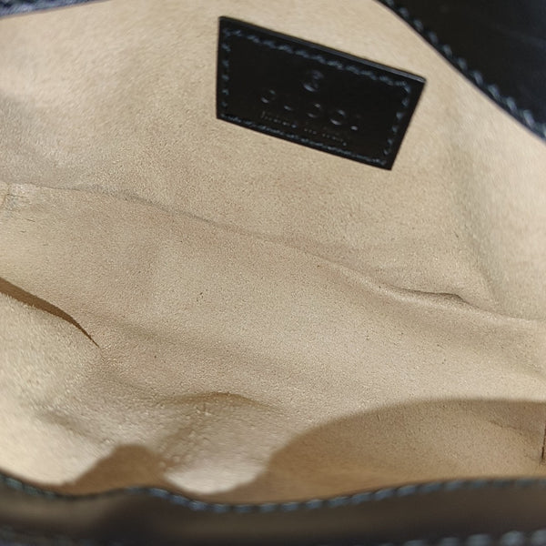 GG Marmont Mini Quilted Calfskin Black