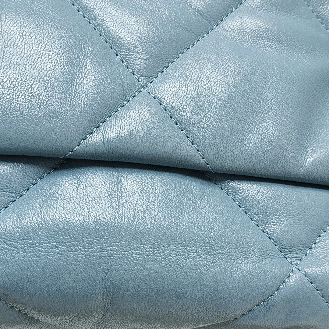 CHANEL 19 Small Quilted Lambskin Blue