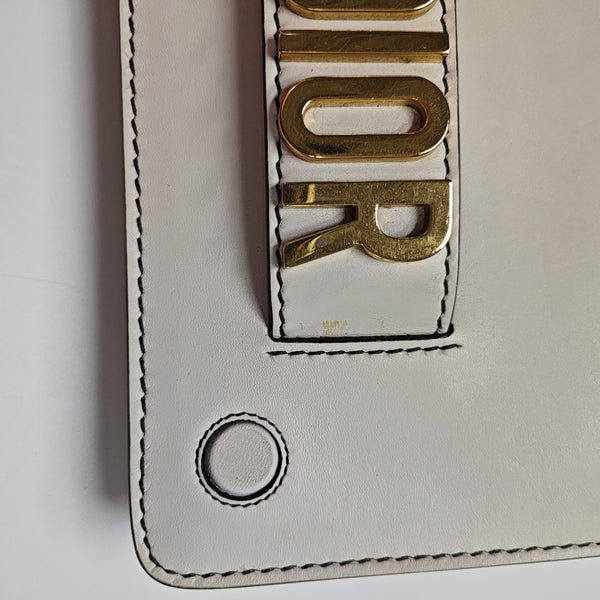 J'adior Calfskin White