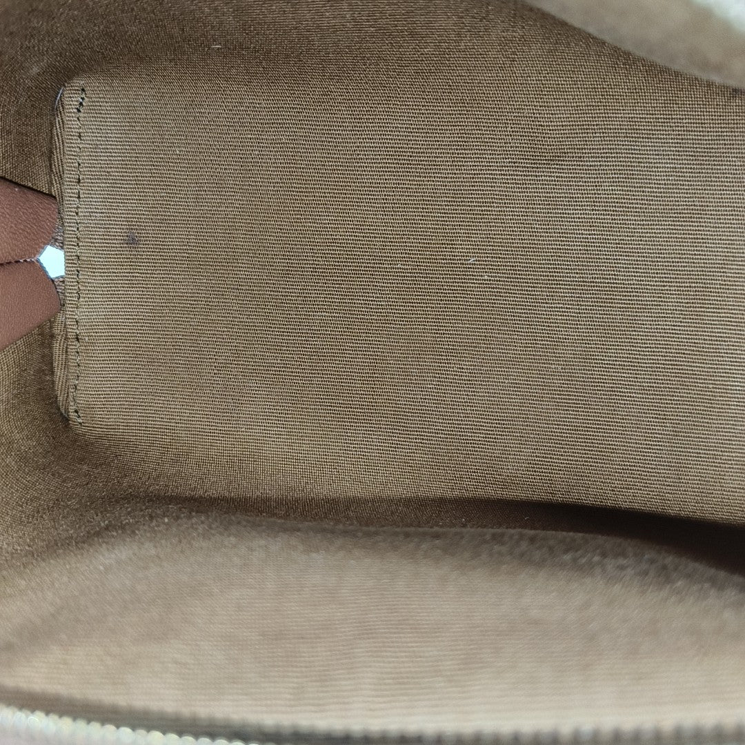 TRIOMPHE Mini Coated Canvas Brown