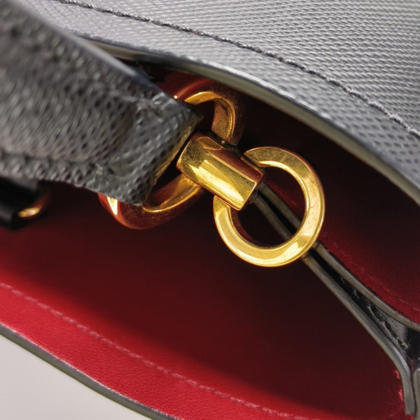 Panier Small Calfskin Black