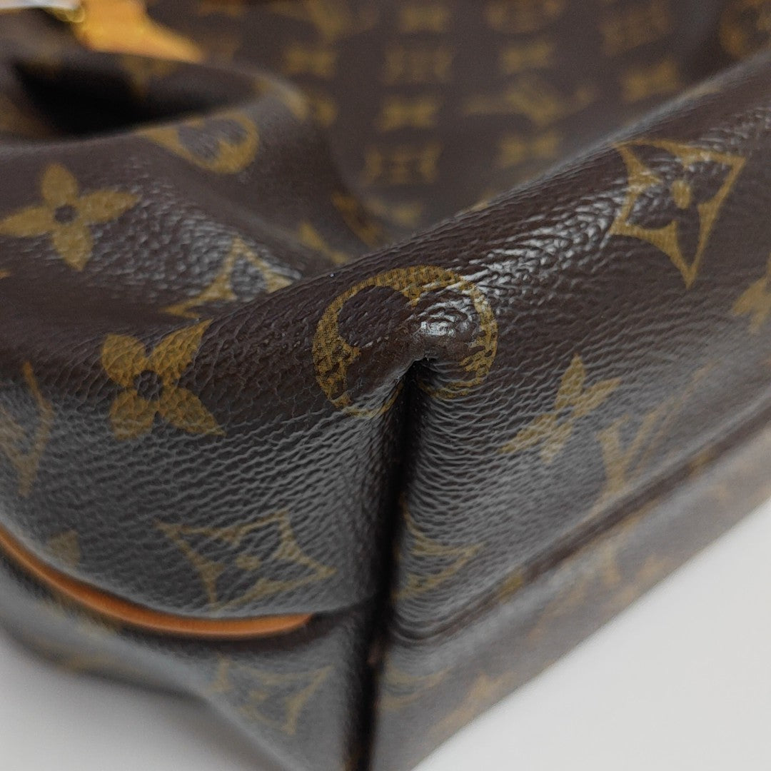 TURENNE Monogram Coated Canvas Brown