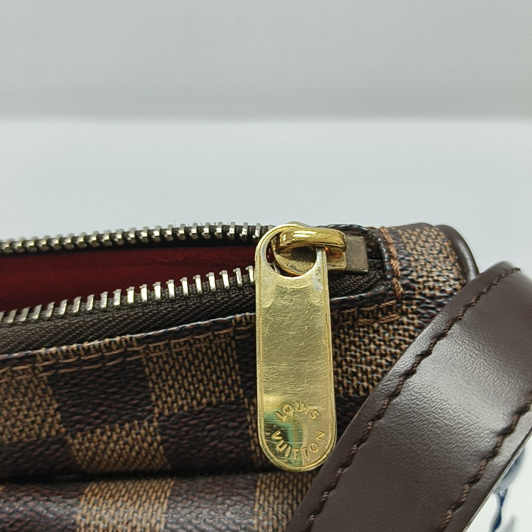 RAVELLO GM Damier Ebene Coated Canvas Brown