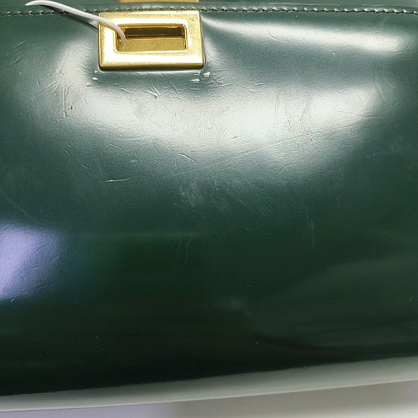 CLASSIC BOX Piel de ternera mediana Verde
