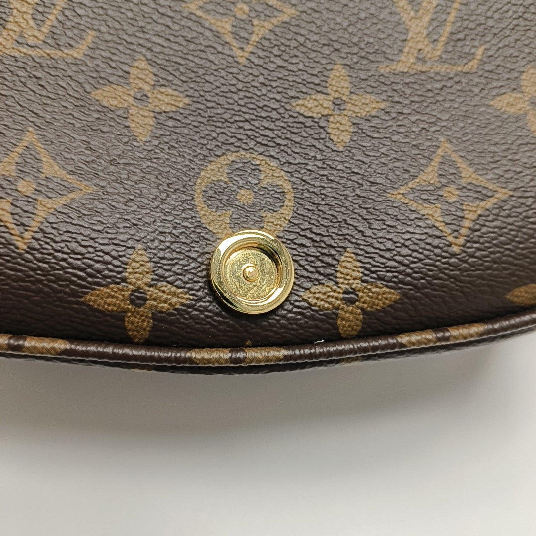 SAUMUR BB Monogram Coated Canvas Brown